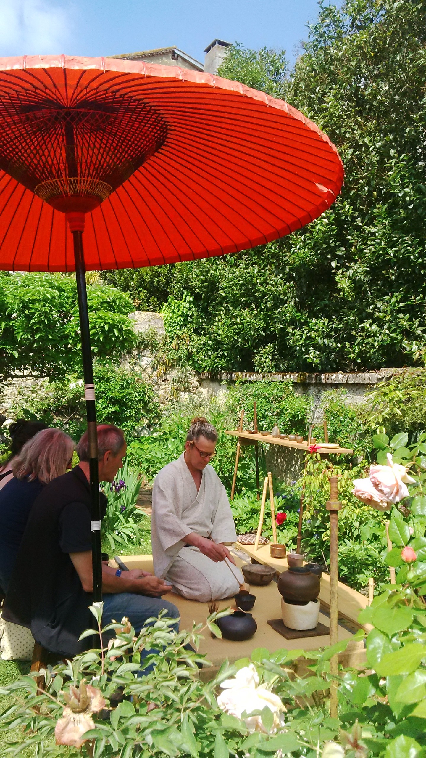 Emmanuel sensei sur son tatami volant